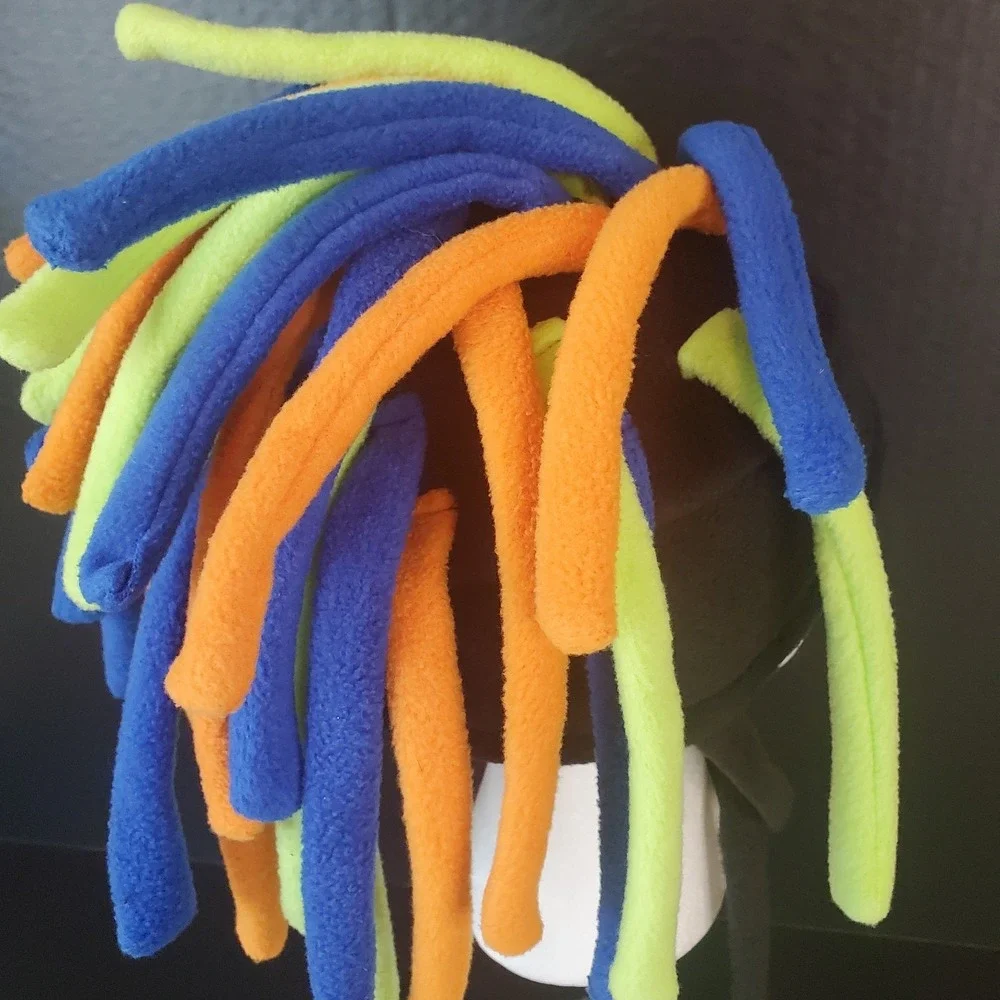 Disneyland Resort Goofy‎ Noodle Hair Dreadlocks Fleece Costume Hat - Adult OSFM